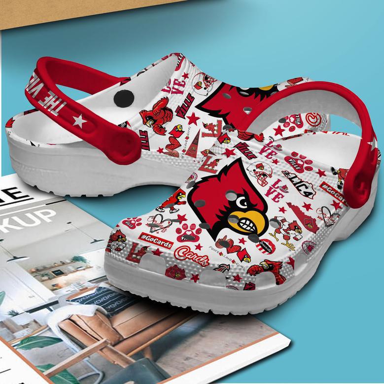 Louisville Cardinals Ncaa Sport Crocs Crocband Clogs Shoes