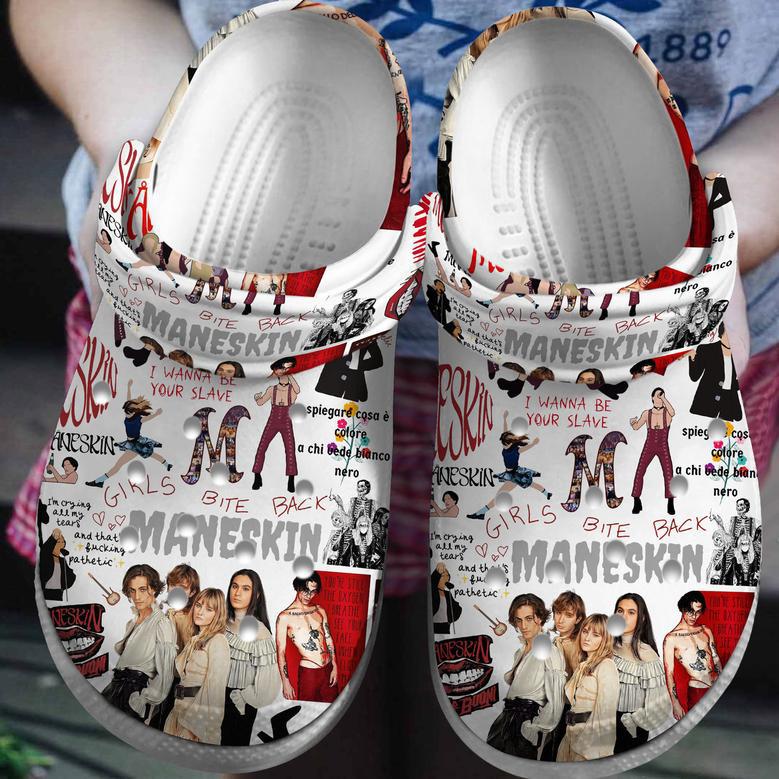 Maneskin Music Crocs Crocband Clogs Shoes