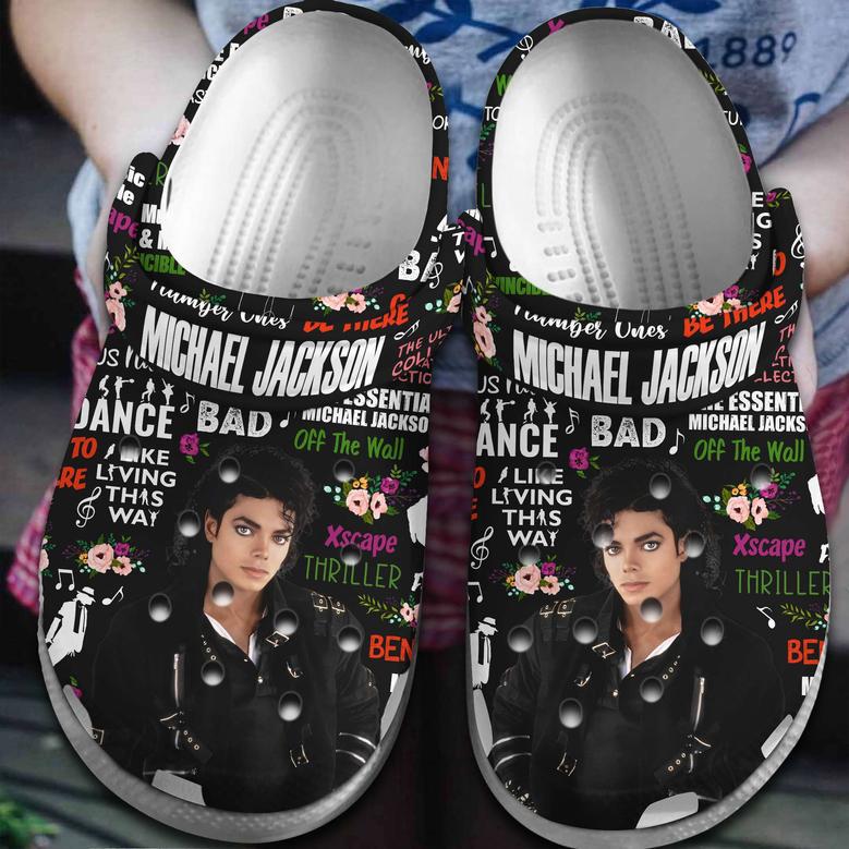 Michael Jackson Music Crocs Crocband Clogs Shoes