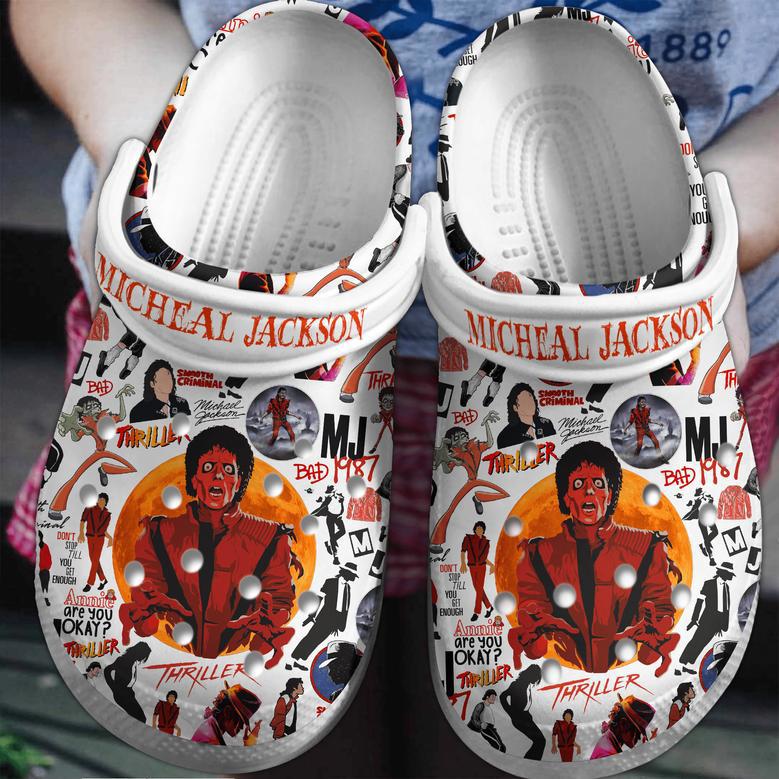 Michael Jackson Music Crocs Crocband Clogs Shoes