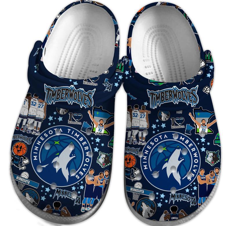 Minnesota Timberwolves Nba Sport Crocs Crocband Clogs Shoes