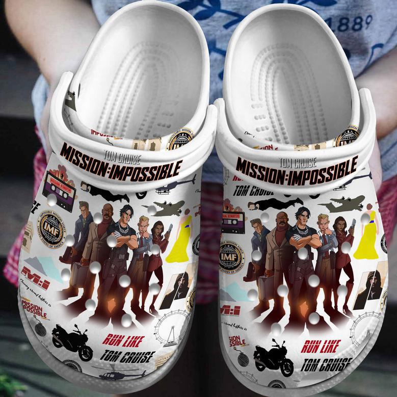 Mission Impossible Movie Crocs Crocband Clogs Shoes