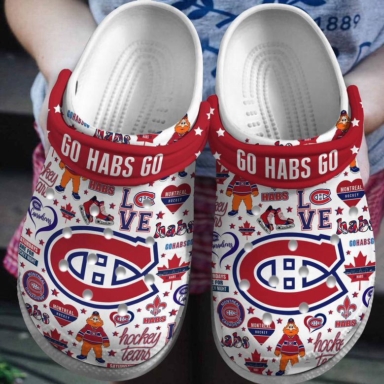 Montreal Canadiens Nhl Sport Crocs Crocband Clogs Shoes