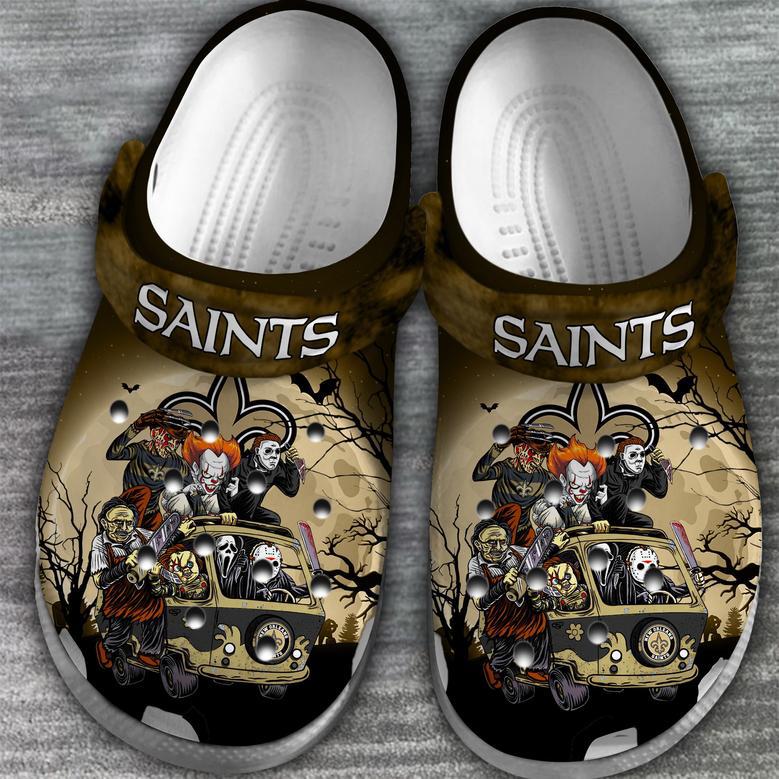 New Orleans Saints Nfl Sport Crocs Crocband Clogs Shoes