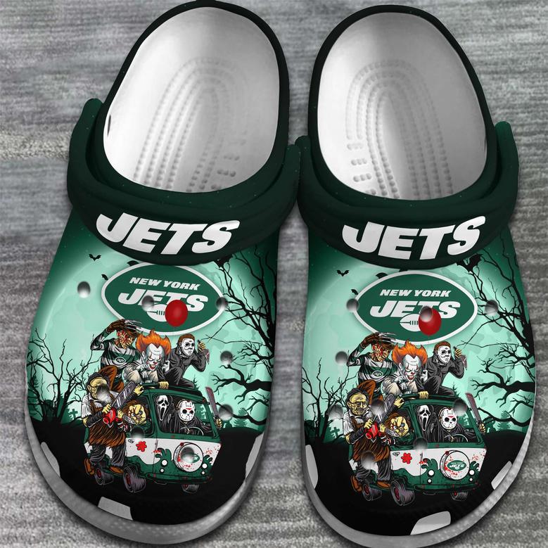 New York Jets Nfl Sport Crocs Crocband Clogs Shoes