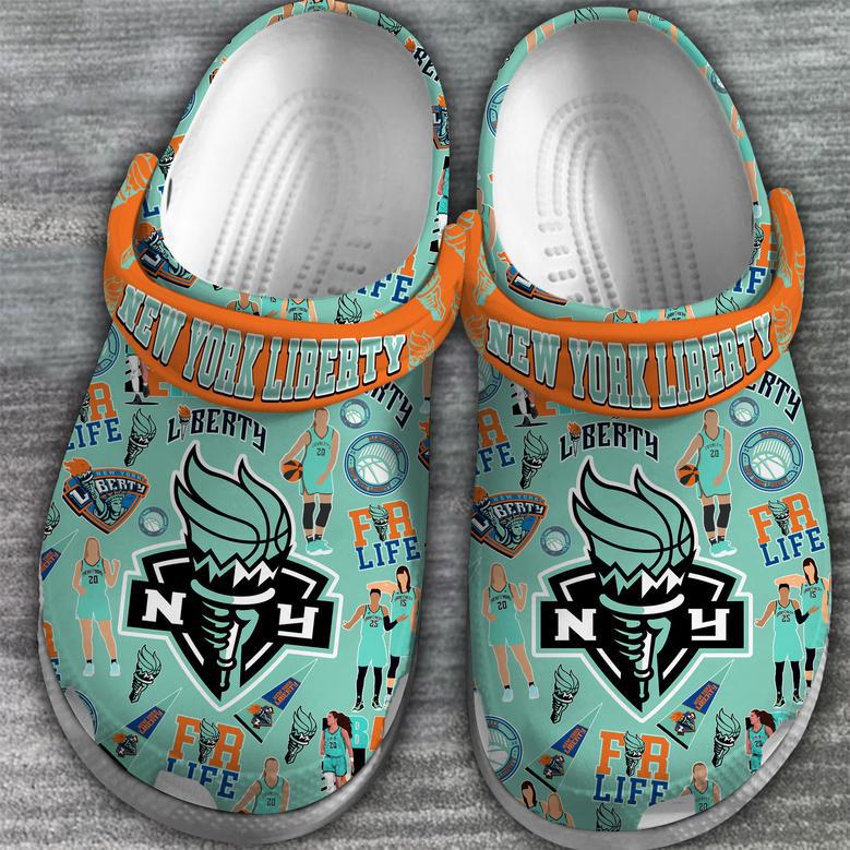 New York Liberty Nba Sport Crocs Crocband Clogs Shoes