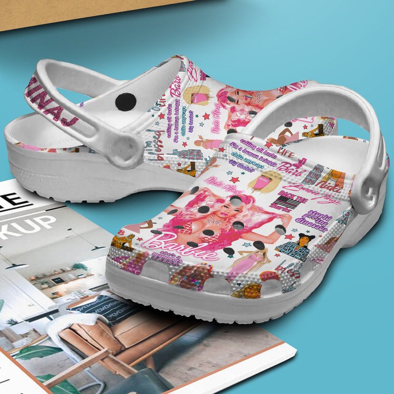 Nicki Minaj Music Crocs Crocband Clogs Shoes - Monsterry