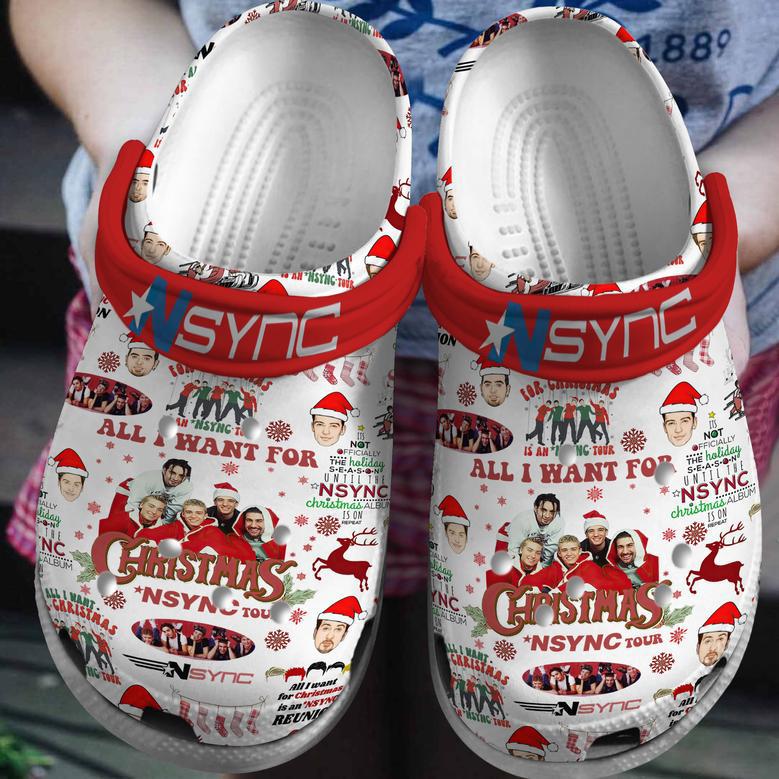 Nsync Music Crocs Crocband Clogs Shoes