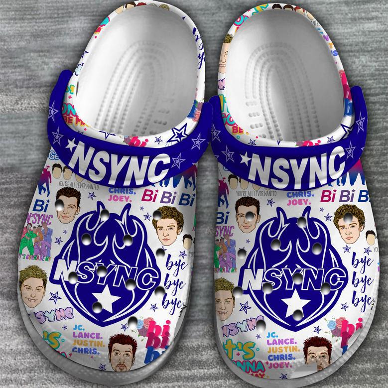 Nsync Music Crocs Crocband Clogs Shoes