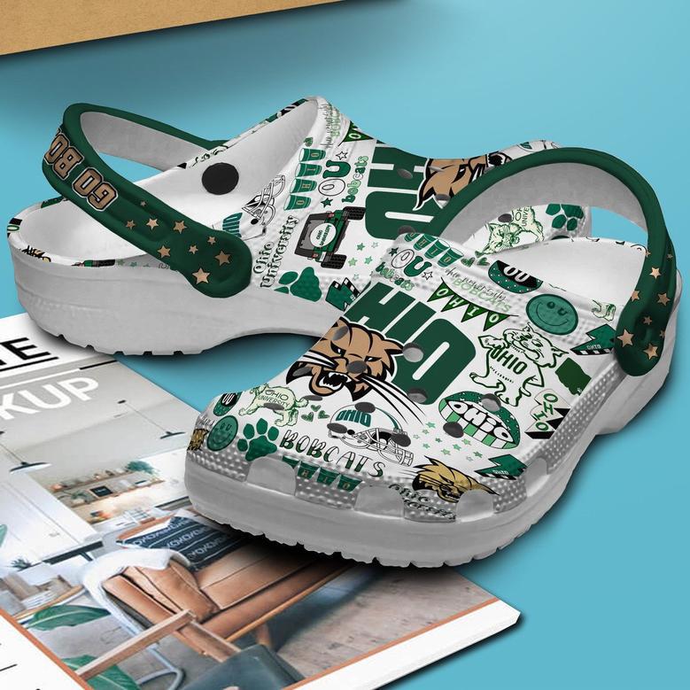 Ohio Bobcats Ncaa Sport Crocs Crocband Clogs Shoes