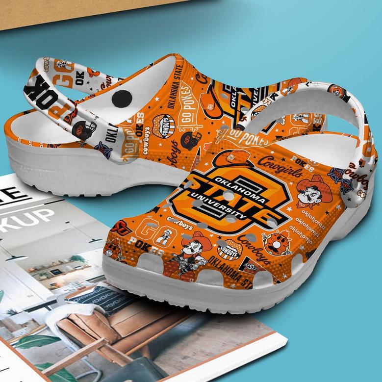 Oklahoma State Cowboys Ncaa Sport Crocs Crocband Clogs Shoes