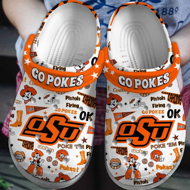 Oklahoma State Cowboys Ncaa Sport Crocs Crocband Clogs Shoes