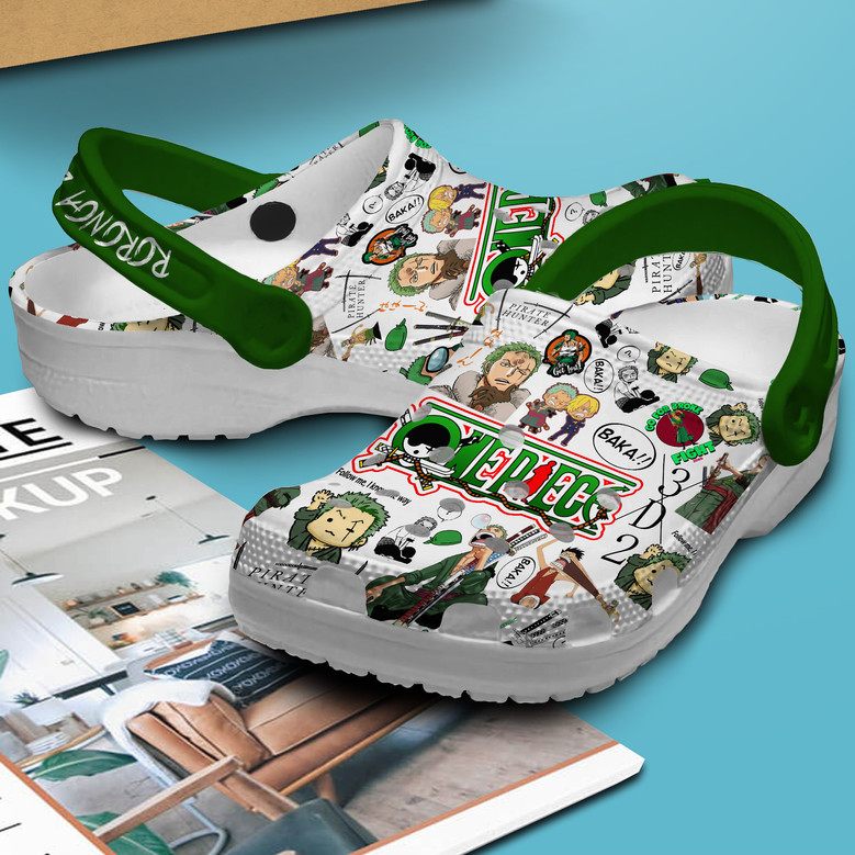 One Piece Anime Crocs Crocband Clogs Shoes - Monsterry