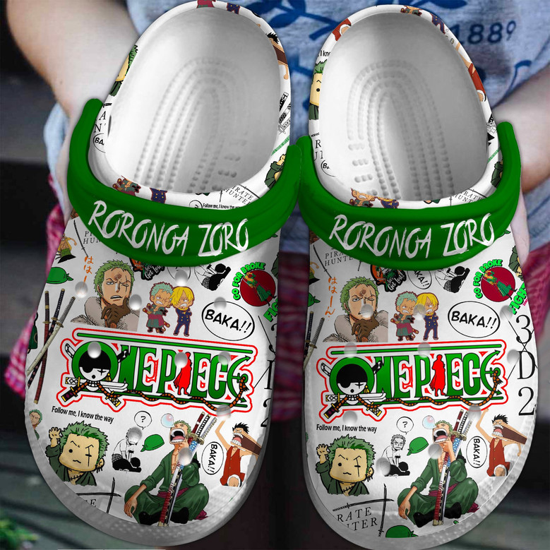 One Piece Anime Crocs Crocband Clogs Shoes