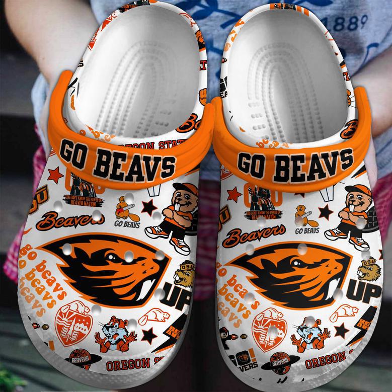 Oregon State Beavers Ncaa Sport Crocs Crocband Clogs Shoes