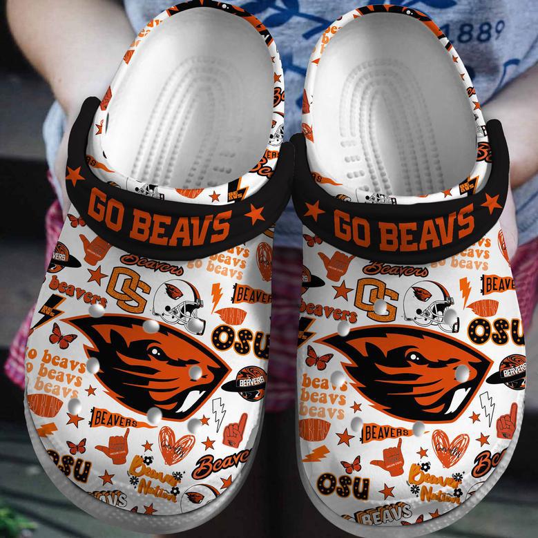 Oregon State Beavers Ncaa Sport Crocs Crocband Clogs Shoes