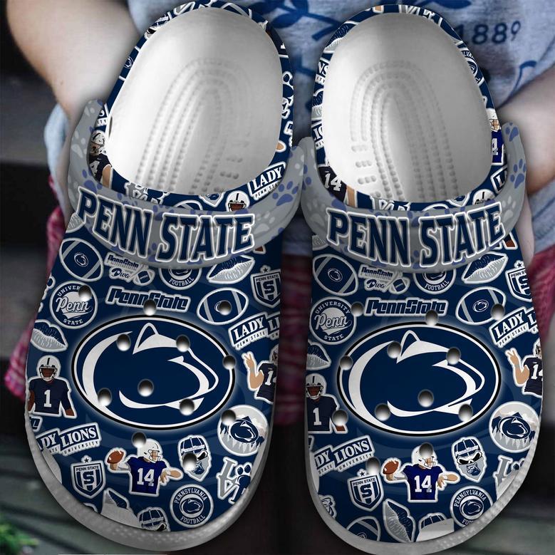 Penn State Nittany Lions Ncaa Sport Crocs Crocband Clogs Shoes