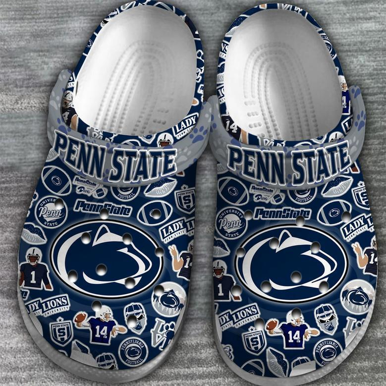 Penn State Nittany Lions Ncaa Sport Crocs Crocband Clogs Shoes