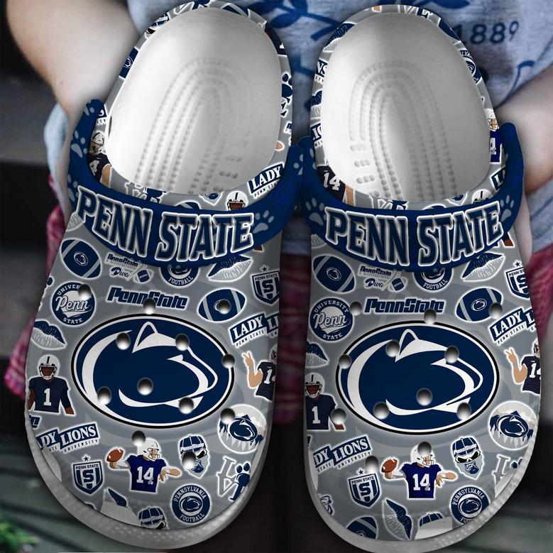 Penn State Nittany Lions Ncaa Sport Crocs Crocband Clogs Shoes