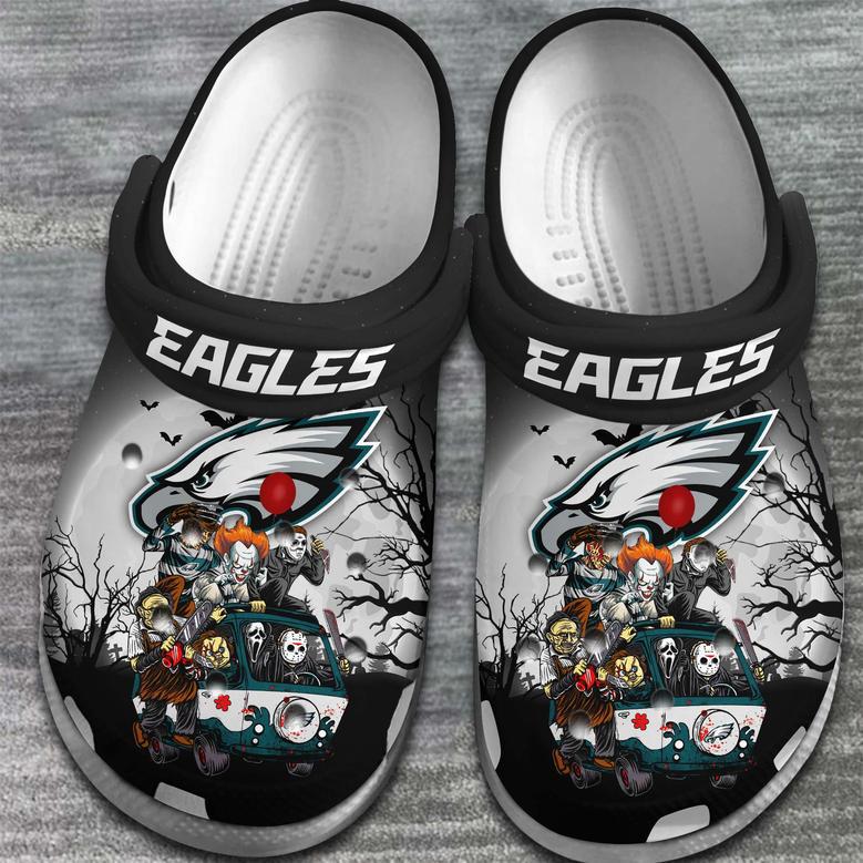 Philadelphia Eagles Nfl Sport Crocs Crocband Clogs Shoes