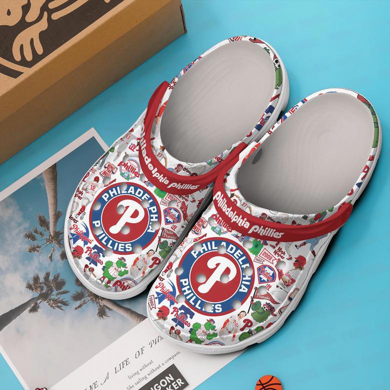 Philadelphia Phillies Mlb Sport Crocs Crocband Clogs Shoes