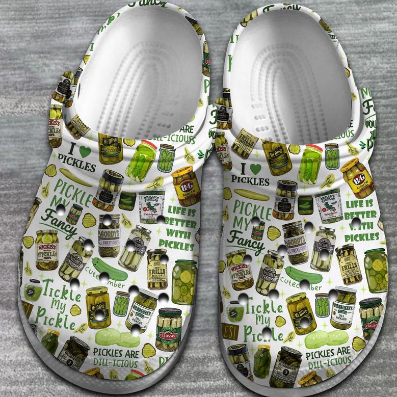 Pickled Cucumber Food Crocs Crocband Clogs Shoes