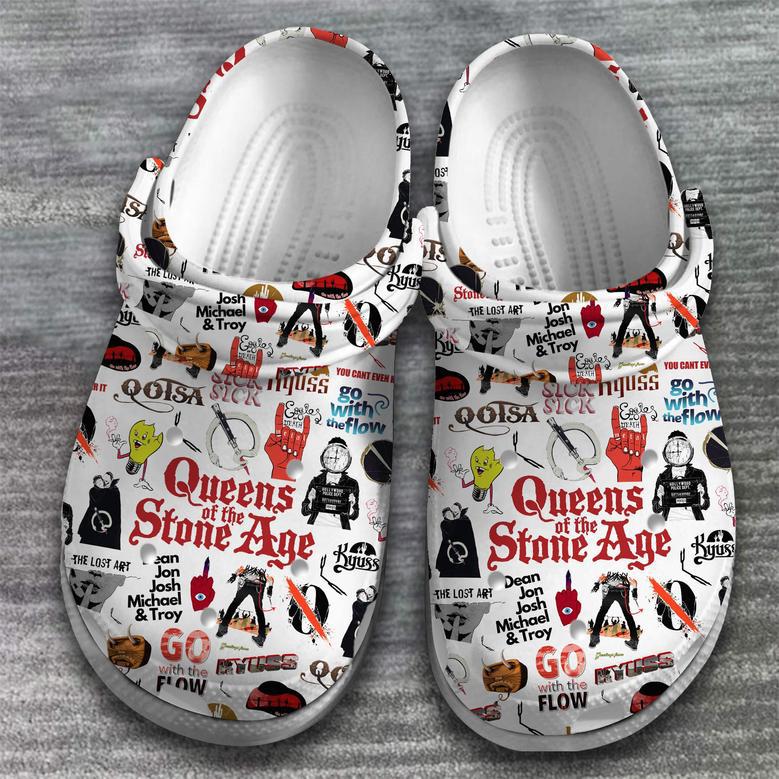 Queens Of The Stone Age Music Crocs Crocband Clogs Shoes