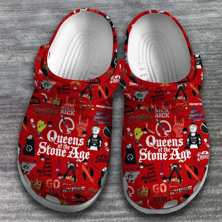 Queens Of The Stone Age Music Crocs Crocband Clogs Shoes