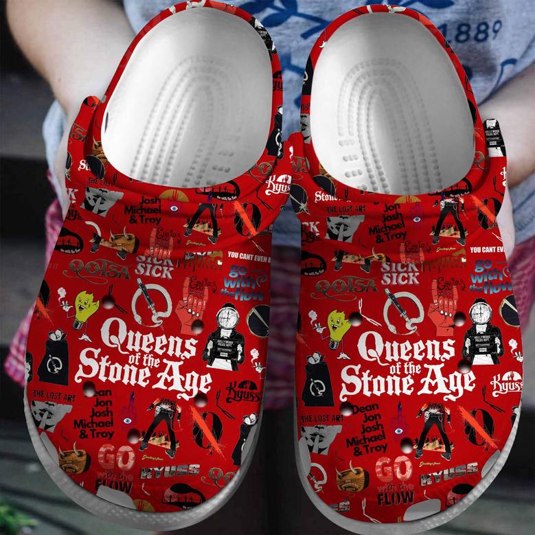 Queens Of The Stone Age Music Crocs Crocband Clogs Shoes