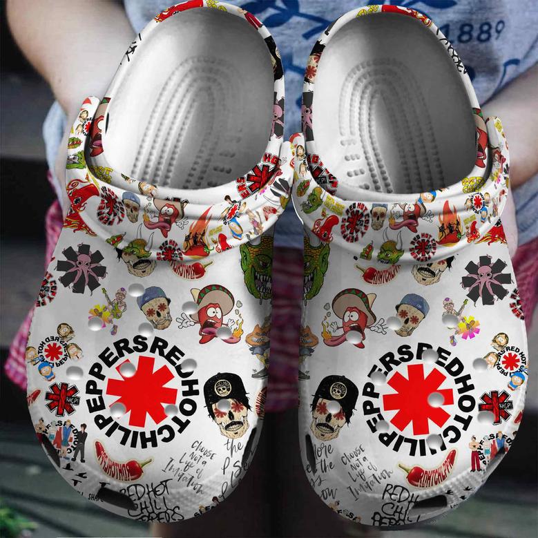 Red Hot Chili Peppers Music Crocs Crocband Clogs Shoes