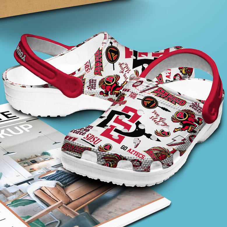 San Diego State Aztecs Ncaa Sport Crocs Crocband Clogs Shoes