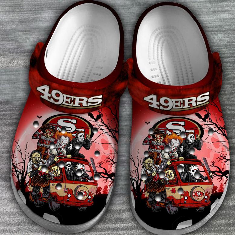 San Francisco 49Ers Nfl Sport Crocs Crocband Clogs Shoes