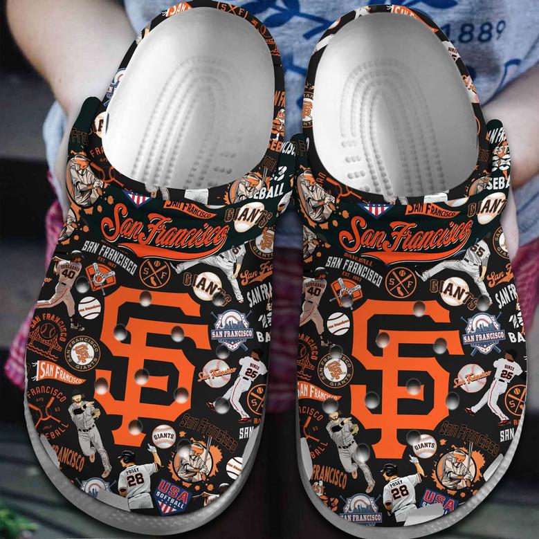 San Francisco Giants Mlb Sport Crocs Crocband Clogs Shoes