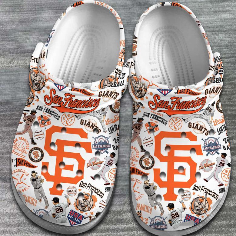 San Francisco Giants Mlb Sport Crocs Crocband Clogs Shoes