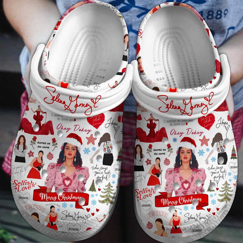 Selena Gomez Music Crocs Crocband Clogs Shoes