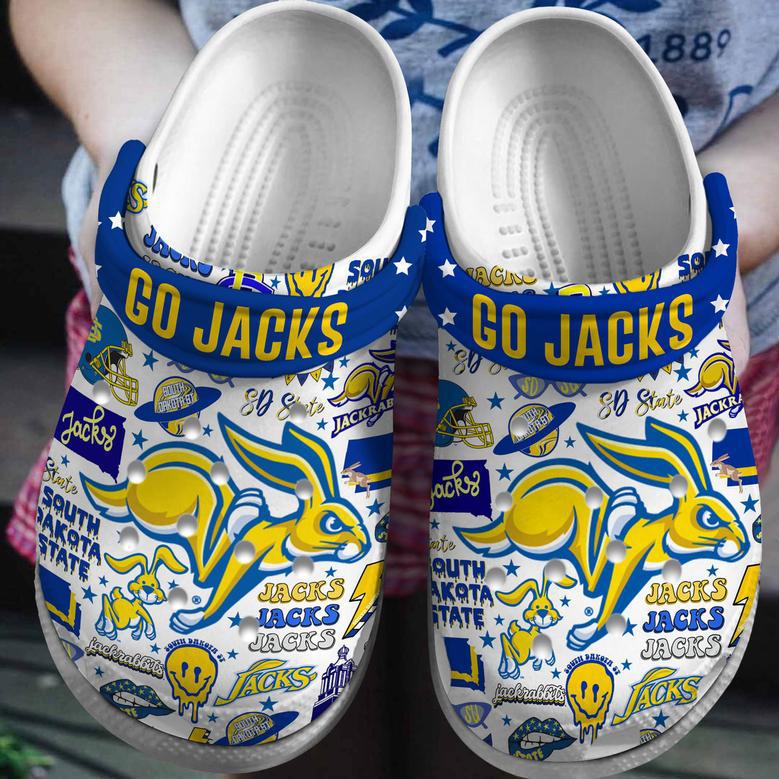 South Dakota State Jackrabbits Ncaa Sport Crocs Crocband Clogs Shoes