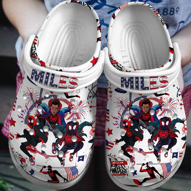 Spider Man Across The Spider Verse Cartoon Crocs Crocband Clogs Shoes