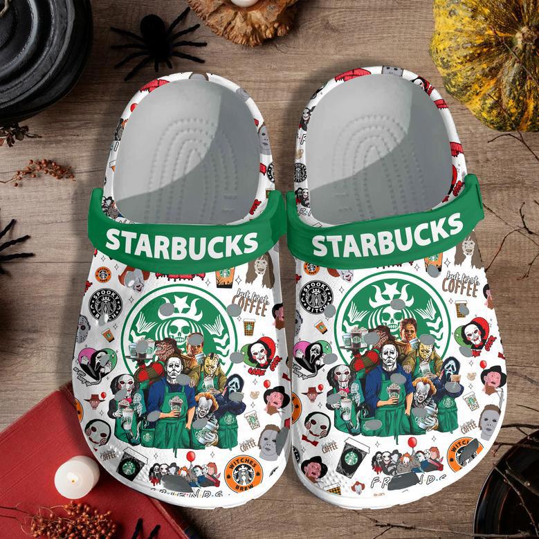 Starbucks Drink Crocs Crocband Clogs Shoes