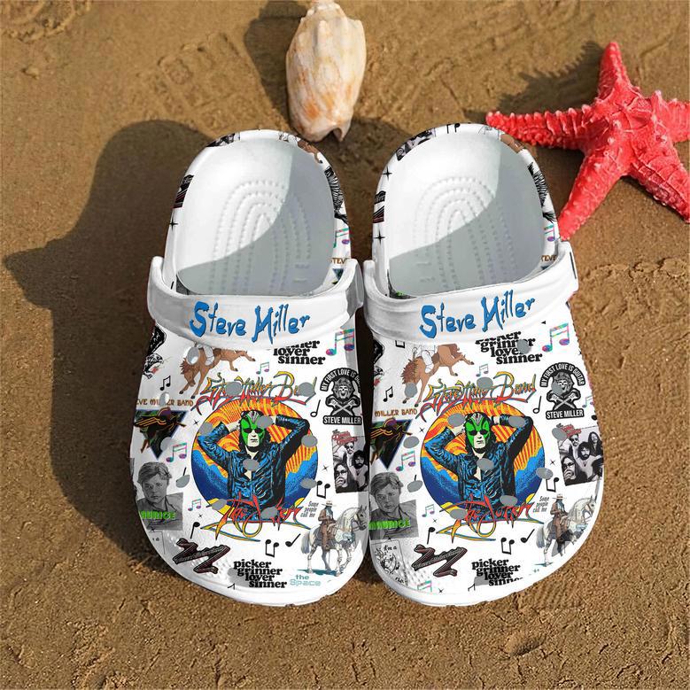 Steve Miller Music Crocs Crocband Clogs Shoes