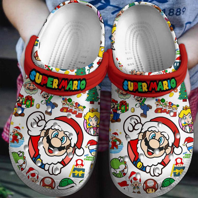 Super Mario Game Crocs Crocband Clogs Shoes