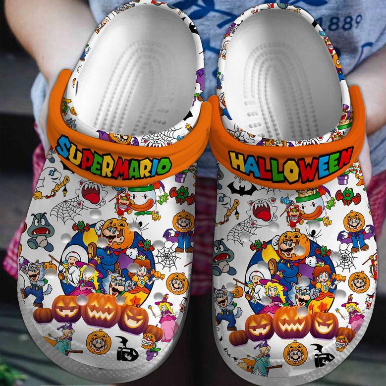 Super Mario Game Crocs Crocband Clogs Shoes