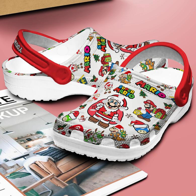 Super Mario Game Crocs Crocband Clogs Shoes