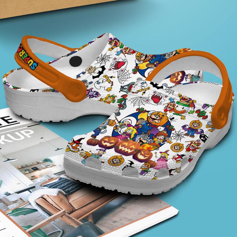 Super Mario Game Crocs Crocband Clogs Shoes