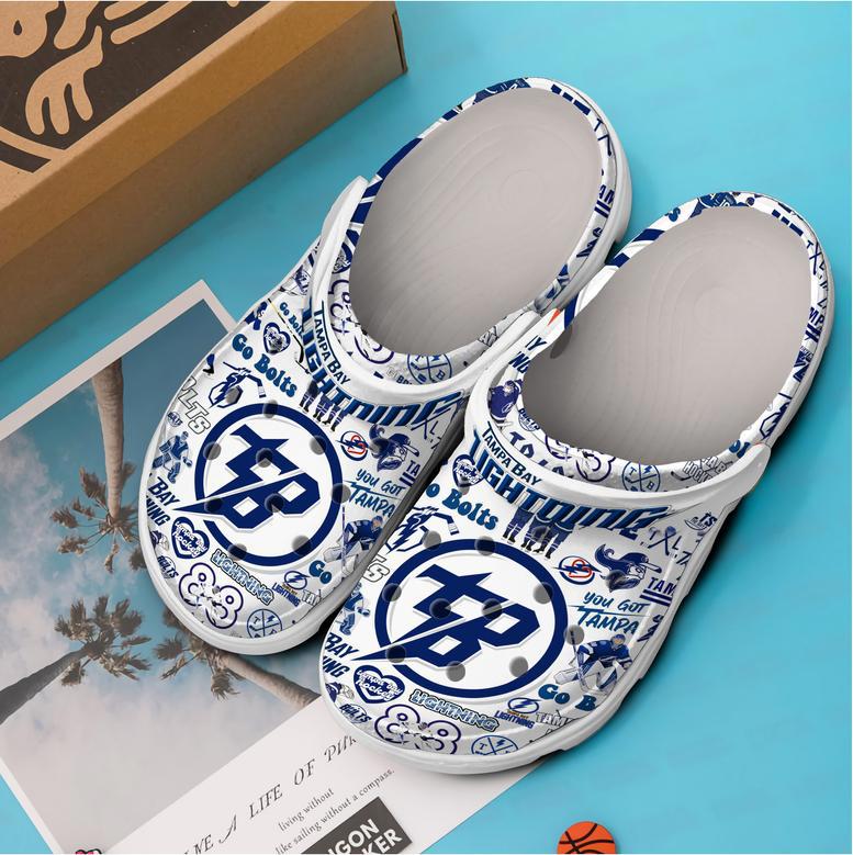 Tampa Bay Lightning Nhl Sport Crocs Crocband Clogs Shoes