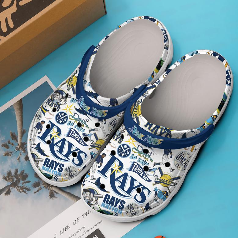 Tampa Bay Rays Mlb Sport Crocs Crocband Clogs Shoes