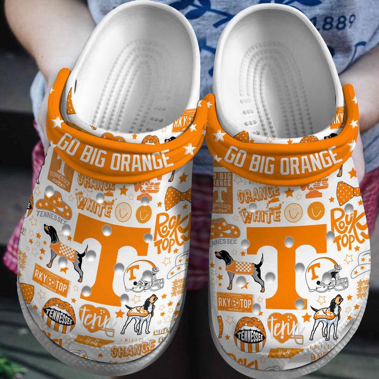 Tennessee Volunteers Ncaa Sport Crocs Crocband Clogs Shoes