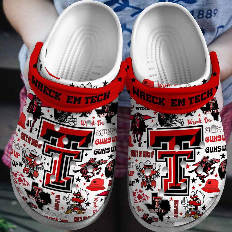 Texas Tech Red Raiders Ncaa Sport Crocs Crocband Clogs Shoes