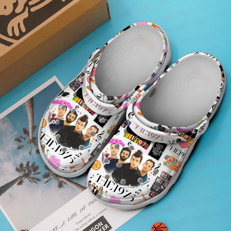 The 1975 Music Crocs Crocband Clogs Shoes