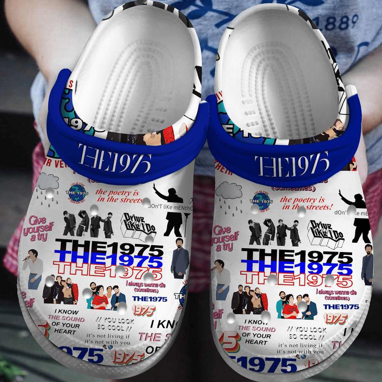 The 1975 Music Crocs Crocband Clogs Shoes