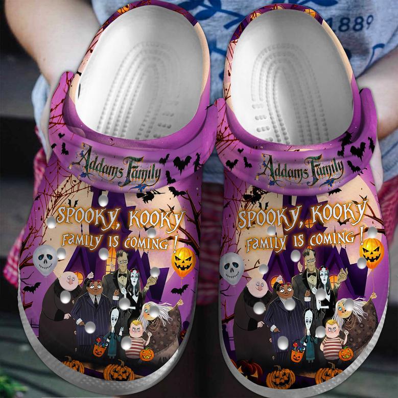 The Addams Family Cartoon Crocs Crocband Clogs Shoes